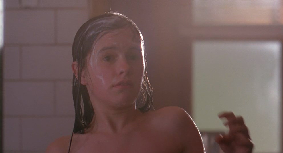 13-year-old Anna Paquin in shower scene. 